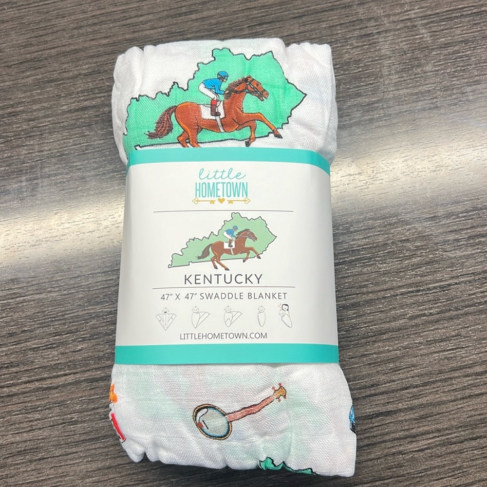 Little Hometown Muslin Swaddle